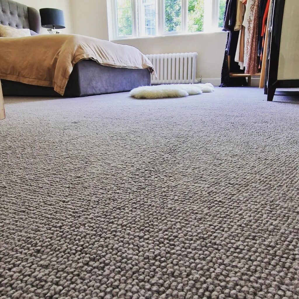 Stunning Staircase Refresh with Wool Berber Carpet and Modern Stair Stunning Staircase Refresh with Wool Berber Carpet and Modern Stair