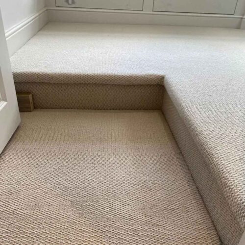 Transforming an Awkward Step with Cormar Carpets Southwold
